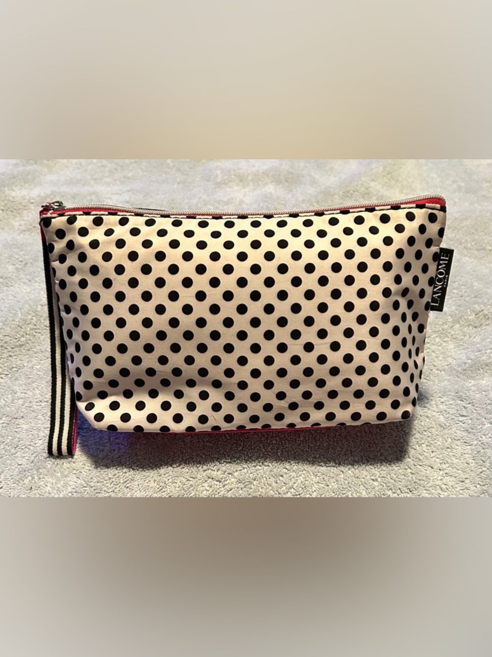 LANCŌME COSMETIC BAG/POUCH/WRISTLET/EUC (aka “GOOD”)
